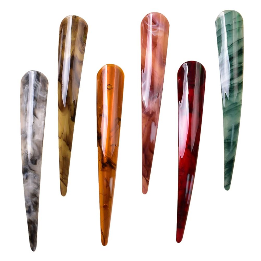 SOLUSTRE 6pcs Duckbill Hair Clips for Sectioning Hair Sturdy Alligator Clips for Styling and Salon Use for Women and Girls