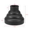 5Colors Hair Dryer Diffuser, Silicone Folding Hair Dryer Diffuser, Collapsible Hair Dryer Diffuser Attachment, Hairdressing Tool for Curly Frizzy Wavy 13.8x11.5cm(black) view 2