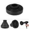 5Colors Hair Dryer Diffuser, Silicone Folding Hair Dryer Diffuser, Collapsible Hair Dryer Diffuser Attachment, Hairdressing Tool for Curly Frizzy Wavy 13.8x11.5cm(black) view 4