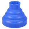 5Colors Hair Dryer Diffuser, Silicone Folding Hair Dryer Diffuser, Collapsible Hair Dryer Diffuser Attachment, Hairdressing Tool for Curly Frizzy Wavy 13.8x11.5cm(blue) view 1