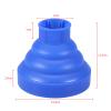 5Colors Hair Dryer Diffuser, Silicone Folding Hair Dryer Diffuser, Collapsible Hair Dryer Diffuser Attachment, Hairdressing Tool for Curly Frizzy Wavy 13.8x11.5cm(blue) view 2