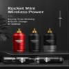 Mini Rocket Tattoo Machine Set Japan Motor Tattoo Power Supply RCA Interface Rotary Tattoo Pen Kit,Gold pen view 2