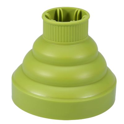 Hair Dryer Diffuser, Silicone Folding Hair Dryer Diffuser, Collapsible Hair Dryer Diffuser Attachment, Fast Drying Hairdressing Tool for Curly Frizzy Wavy 5.4 x4.5inch(green)