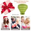 Hair Dryer Diffuser, Silicone Folding Hair Dryer Diffuser, Collapsible Hair Dryer Diffuser Attachment, Fast Drying Hairdressing Tool for Curly Frizzy Wavy 5.4 x4.5inch(green) view 4