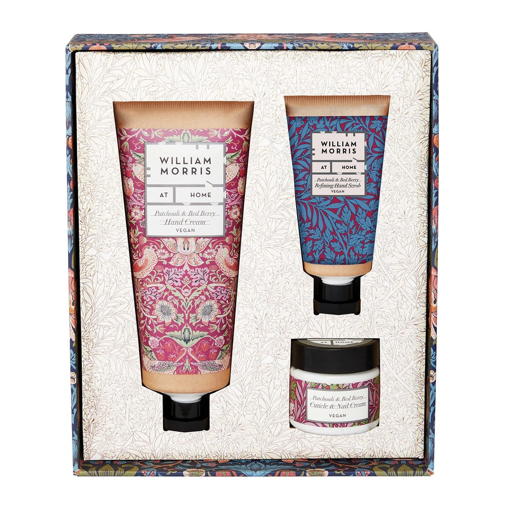 Christmas 2022 by William Morris At Home Strawberry Thief Handcare Treat Set