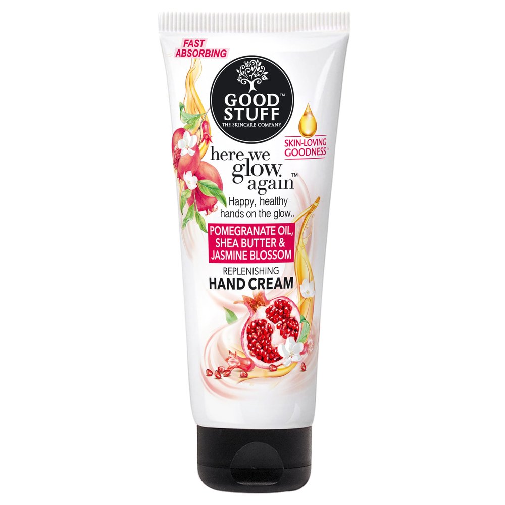 Good Stuff Here We Glow Again Replenishing Hand Cream with Pomegranate Oil & Jasmine Blossom 2.5 Fl Oz