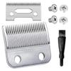 Blade Fit for Wahl Clippers Blades Replacement, Precision 2 Holes Adjustable Hair Trimmer Parts Blades Compatible with Wahl MC3 Replacement Blades, 5 Star Series , Super Taper, Magic Clip blade view 1