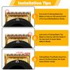 Blade Fit for Wahl Clippers Blades Replacement, Precision 2 Holes Adjustable Hair Trimmer Parts Blades Compatible with Wahl MC3 Replacement Blades, 5 Star Series , Super Taper, Magic Clip blade view 4