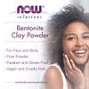 NOW Solutions, Bentonite Clay Powder, Pure Powder for Face and Body, Great for Oily Problem Skin, 11-Ounce view 4