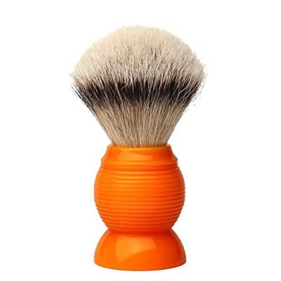 G.B.S Large Silvertip Badger Shaving Brush with Beehive Resin handle Creates Lather and Soft Bristles for Wet shavers Shaving Brush for Mens 26 MM Knot