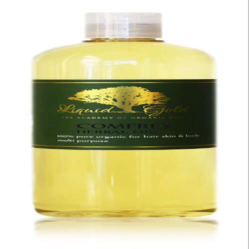 Liquid Gold Inc - 16 oz - Premium Comfrey Herbal Oil - Pure & Organic For Skin Hair Nails