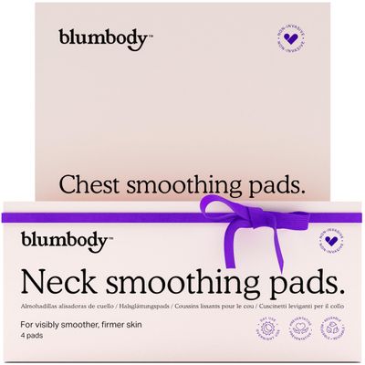 BLUMBODY Chest Wrinkle Pads 4 Pack and Neck Wrinkle Pads 4 Pack Bundle