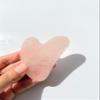 Gua Sha Facial Tool, Rose Quartz Gua Sha one set two pieses Tool for Face Sculpting, Shaping, Reduce Puffiness, Tension Relief, Gua Sha Massage Tool for Face, Body view 4