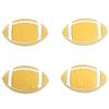 Anderson's Metallic Gold Football Body Decal Set, 100 per Set, Tattoos, Cheek Cheers, Fan Gear, Sports Fan Gear,School Spirit, Football Cheerleader Accessories, Homecoming view 1