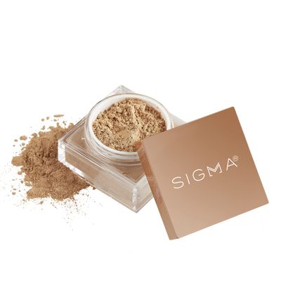 Sigma Beauty Soft Focus Setting Powder Silky Smooth, Lightweight Loose Setting Powder for Setting Makeup, Blurring Powder Reduces the Look of Pores, Lines & Wrinkles (Honey, Medium Tan Matte)