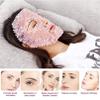 Clear Quartz Mask Jade Sleeping Mask Natural Jade women Skincare Massage Tool Set Include Jade Facial Mask, Jade Eyemask, Jade Roller, Gua ShaCold Therapy Beauty Tool view 4