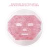 BiiKoon Jade Face Mask Natural Crystal Facial Mask Jade Ice Sleeping Mask Beauty Skincare Massage Tool for Face to Promote Relaxation and Stress Relief Rose Quartz Gifts (Color : Obsidian) view 2