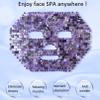 Jade Facial Mask Set Natural Jade Stone Anti-aging Sleeping Jade Mask with Eye Mask & Jade Roller & Gua Sha Beauty Skincare Massage Tool for Cold Therapy Yoga Meditation view 2