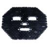Rose Quartz Mask Cold Therapy Face Mask Reusable Jade Ice Sleeping Mask Beauty Skincare Massage Tool for Depuffing Anti-aging Dark Circles (Color : Obsidian) view 1