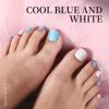 FANDAMEI Press on Toe Nails, 12 Packs 288PCS Press on Toenails Short Square, Fake Toe Nails Full Cover Acrylic False 12 Color Matte. Toenails for Women Girls Nail Art DIY view 3