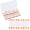 Eyeshadow Applicators, MORGLES Black & Clear Eyeshadow Applicator Double Sided Eye Makeup Applicators Short Sponge Eyeshadow Applicator for Women Girls- 100count view 3