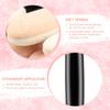 Eyeshadow Applicators, MORGLES Black & Clear Eyeshadow Applicator Double Sided Eye Makeup Applicators Short Sponge Eyeshadow Applicator for Women Girls- 100count view 4