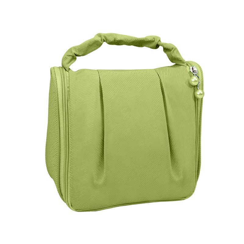 LEFIAGO Cosmetic Bag Waterproof Storage Bag Hanging Multi-Function Portable wash Bag Portable Cosmetic Bag(Fruit Green)