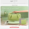 LEFIAGO Cosmetic Bag Waterproof Storage Bag Hanging Multi-Function Portable wash Bag Portable Cosmetic Bag(Beige) view 4