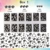 2-Box Massive Beads 8000pcs 6Sizes Nail Art Flatback Glasses Rhinestones Crystal for DIY Project with Tweezers and Picking Pen for Nail Art, Face Art, Manicure (Silver Flare, 6 Sizes) view 3