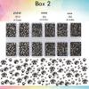2-Box Massive Beads 8000pcs 6Sizes Nail Art Flatback Glasses Rhinestones Crystal for DIY Project with Tweezers and Picking Pen for Nail Art, Face Art, Manicure (Silver Flare, 6 Sizes) view 4