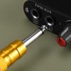 Tattoo Foot Pedal Switch, ATOMUS Cordless ON/OFF Switch Pedal Controller Lightweight Tattoo Pedal Plug for Tattoo Machine Power Supply (Gold) view 2