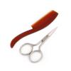 REFINE - Italy Mustache Scissors and USA Comb Set view 1