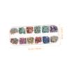 Kichvoe DIY Manicure Charm Pack 12 Grids of Nails Glitter Patches Shell Flakes Stickers for Women Girls Nails Charms for Home Salon Use view 2