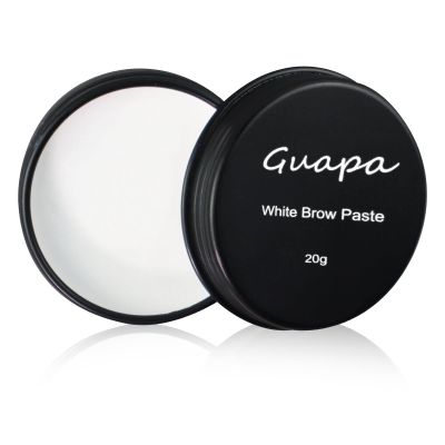20 g / 0.7 oz White Brow Contour Paste Eyebrow Mapping Paste Eyebrow Tinting Tool for Micropigmentation (1 box Black Box)