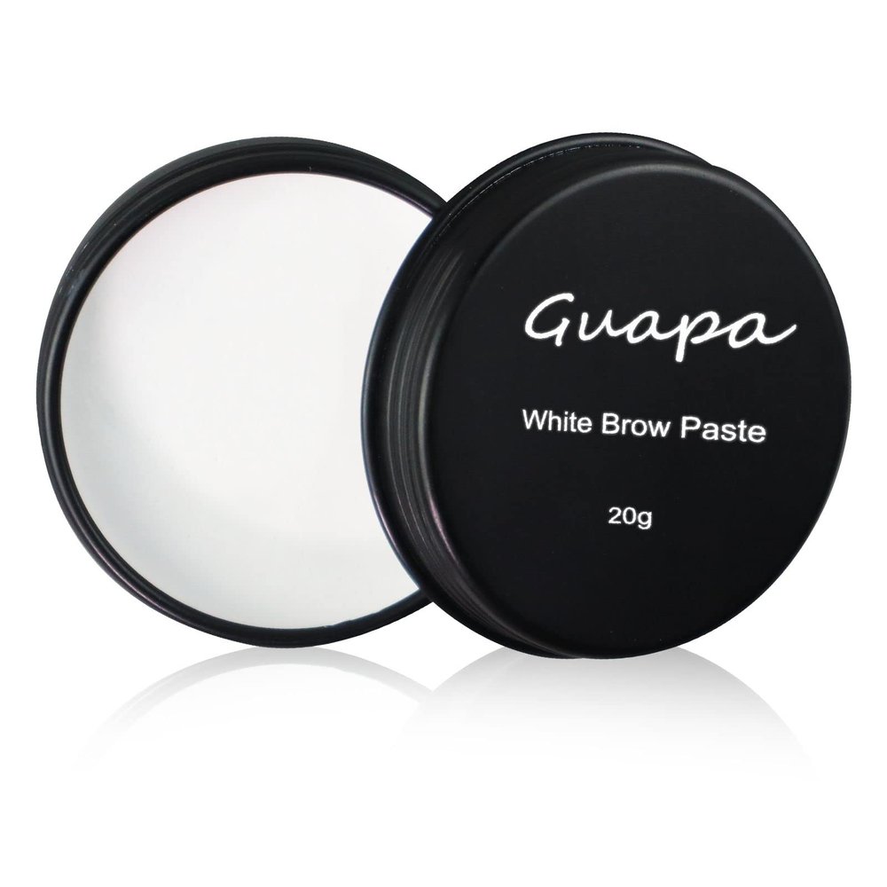 20 g / 0.7 oz White Brow Contour Paste Eyebrow Mapping Paste Eyebrow Tinting Tool for Micropigmentation (1 box Black Box)
