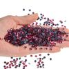 QOGIR 3000 Pieces SS16 Rose Hotfix Rhinestones for Crafts Clothes Nail Art Diamantes Flatback 4mm Glass Gems Rhinestone view 2