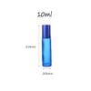 UTURAL 12Pcs 10ml Frosted Essential Oil Roller Bottles Glass Empty Containers with Stainless Steel Ball for Essential Oils, Perfumes and Lip Balms(Dark Blue) view 2