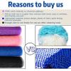 African Exfoliating Net, 4 Pieces African Net Sponge, Nylon African Bath Sponge Net, African Net Long Net Bath Sponge Shower Body Scrubber view 3