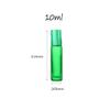 UTURAL 12Pcs 10ml Frosted Essential Oil Roller Bottles Glass Empty Containers with Stainless Steel Ball for Essential Oils, Perfumes and Lip Balms(green) view 2