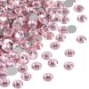 Beadsland 2880pcs Flat Back Crystal Rhinestones Round Gems for Nail Art and Craft Glue Fix,Light Pink,SS10,2.7-2.9mm view 1