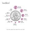 Beadsland 2880pcs Flat Back Crystal Rhinestones Round Gems for Nail Art and Craft Glue Fix,Light Pink,SS10,2.7-2.9mm view 3
