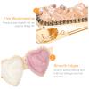 SOLUSTRE 16Pcs Macarons Hair Clips Bobby Pins Set Acrylic Resin Gold Hair Barrettes Elegant Glitter Crystal Hairpin Headpiece for Party Wedding Daily Birthday view 4
