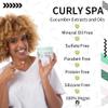 My Curly Way Cucumber Deep Conditioner, 12oz - Deep Conditioning Hair Mask for Curly Hair, 100% Vegan - Infused with Vitamins for a Curly SPA Experience, Humidity Fighter, for Dry Damaged Hair view 4