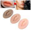 3pcs Practice Lips, Silicone Microblading Practice Skin 3D Fake Skin Skin Cosmetic Makeup Lips Training view 3