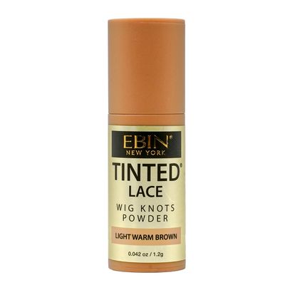 EBIN NEW YORK Tinted Lace Powder - Light Warm Brown, 1.2g | Long Lasting Formula Blends Seamlessly with Your Skin Tone