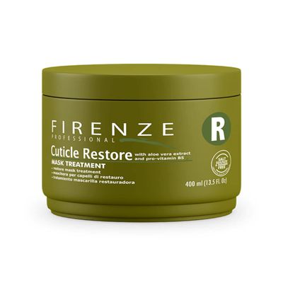 Firenze Professional Cuticle Restore Mask Treatment (salt sulfate & paraben free) 13.5 oz with Free Red Gift Bag