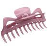 Parcelona French Classic Jumbo 5 1/2" Celluloid Acetate No Slip Grip Covered Spring Large Hair Clips for Women Volume Hair Accessories Girls Jaw Hair Claw, Made in France (Light Pink) view 1