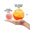 Kate Bissett Lemon Drop Bath Bomb with Jewelry Inside (Surprise Jewelry Valued at $25 to $5,000) Made in USA, Perfect for Bubble Spa Bath. Handmade | Ring Size 06 view 4