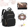 BAFASO Nail Polish Organizer Backpack Holds 56 Bottles and a Nail Lamp, Nail Polish Bag with 2 Removable Pouches and Tools Storage Sections (Patented Design), Black view 3