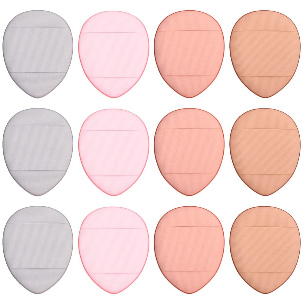FOMIYES 12pcs Powder Puff for Comfortable Makeup Application Gentle Face Sponge for Women for Foundation and for Skin Types